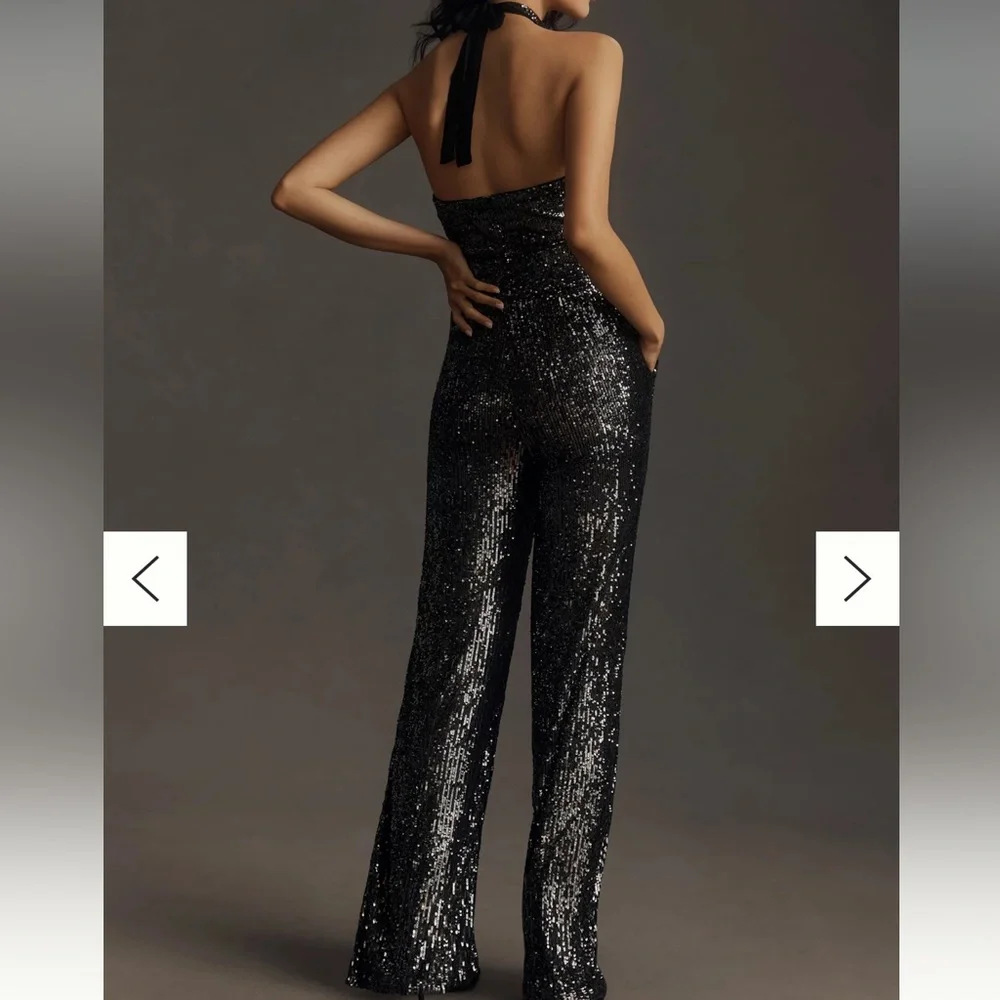 Anthropologie Maeve Sequin Halter Jumpsuit_4